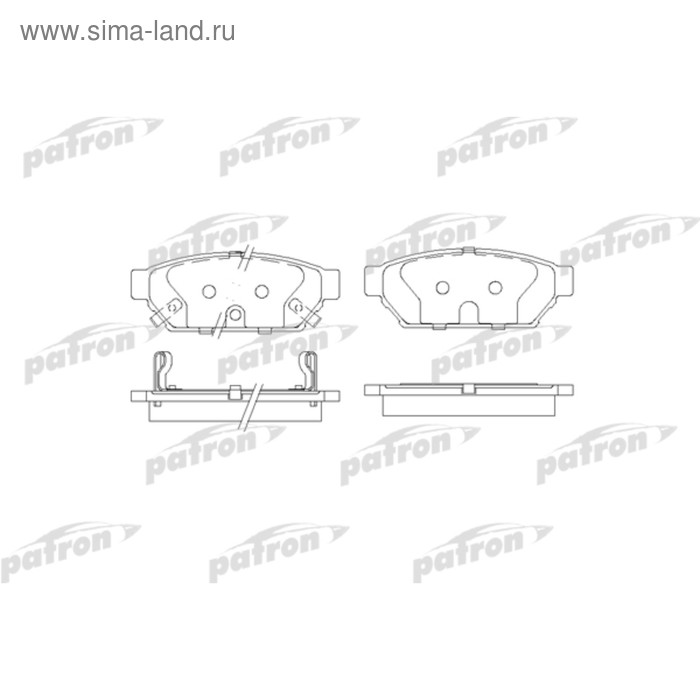 фото Колодки тормозные patron pbp1013