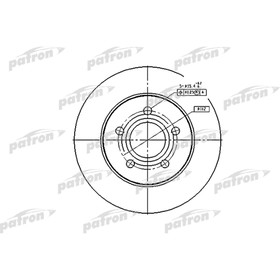 

Диск тормозной Patron PBD4045