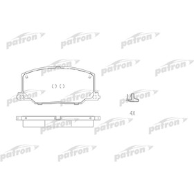 

Колодки тормозные Patron PBP602