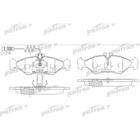 

Колодки тормозные Patron PBP1039