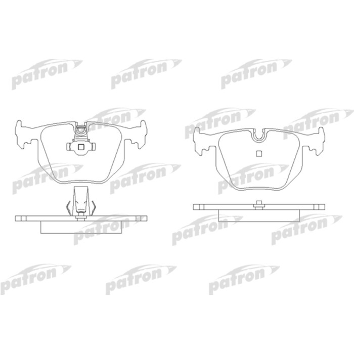 Колодки тормозные Patron PBP1483