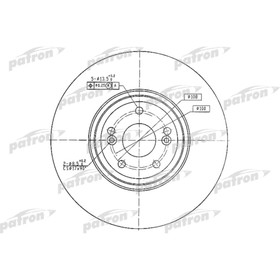 

Диск тормозной Patron PBD4231