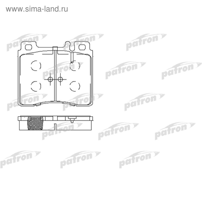 Колодки тормозные Patron PBP800 patron patron набор ключей patron p 5088p