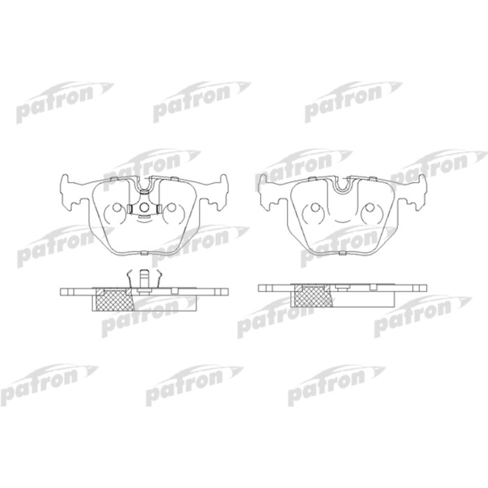 Колодки тормозные Patron PBP857