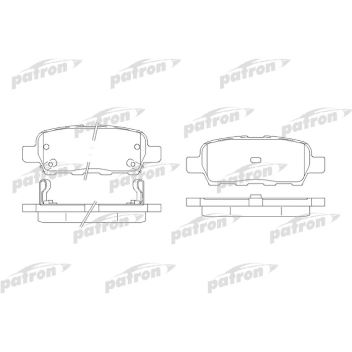 Колодки тормозные Patron PBP1693