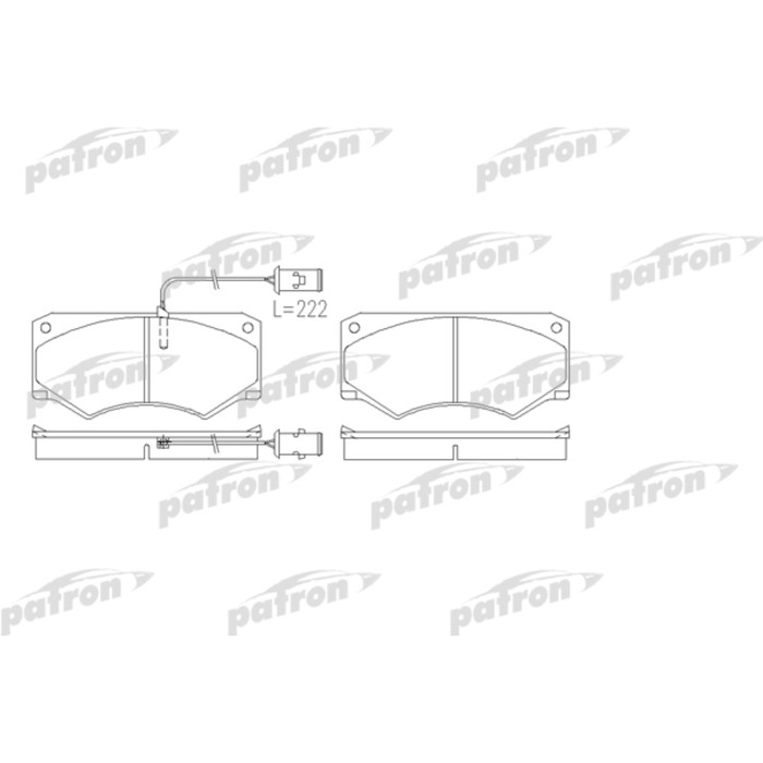 Колодки тормозные Patron PBP709