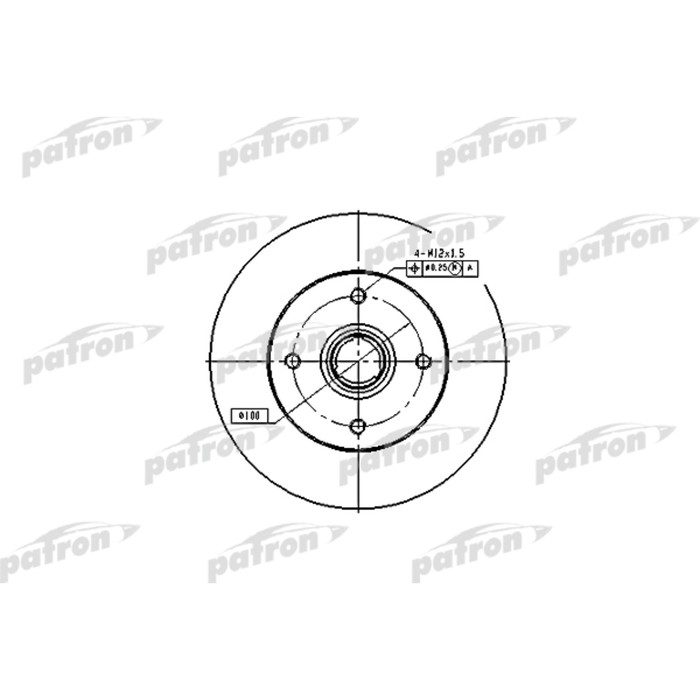 Диск тормозной Patron PBD1529