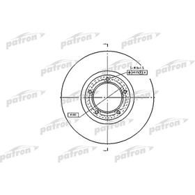 

Диск тормозной Patron PBD1622