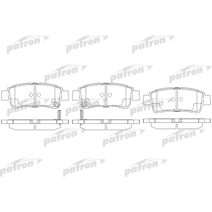 Колодки тормозные Patron PBP1530