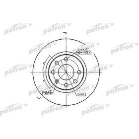 

Диск тормозной Patron PBD1625