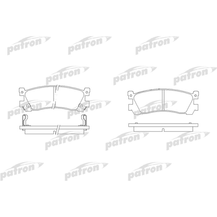 Колодки тормозные Patron PBP903