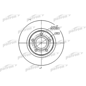 

Диск тормозной Patron PBD2806