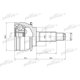 

Шрус наружный Patron PCV1247