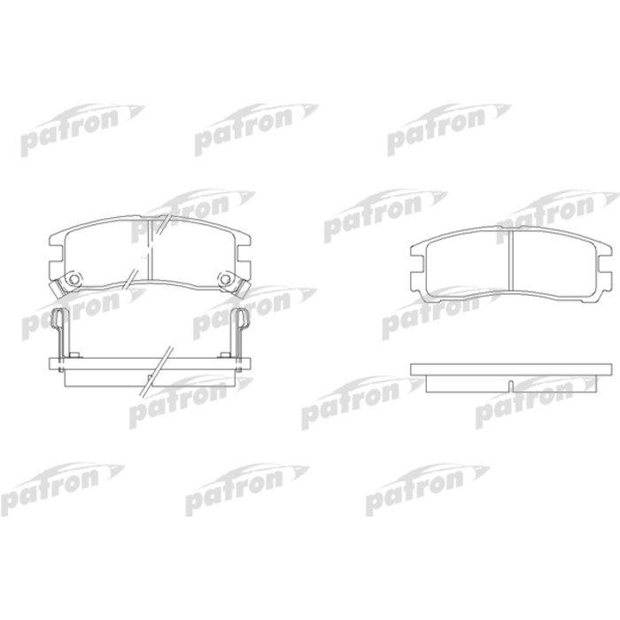 Колодки тормозные Patron PBP803