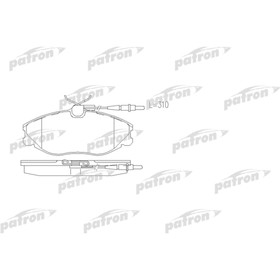 

Колодки тормозные Patron PBP1063