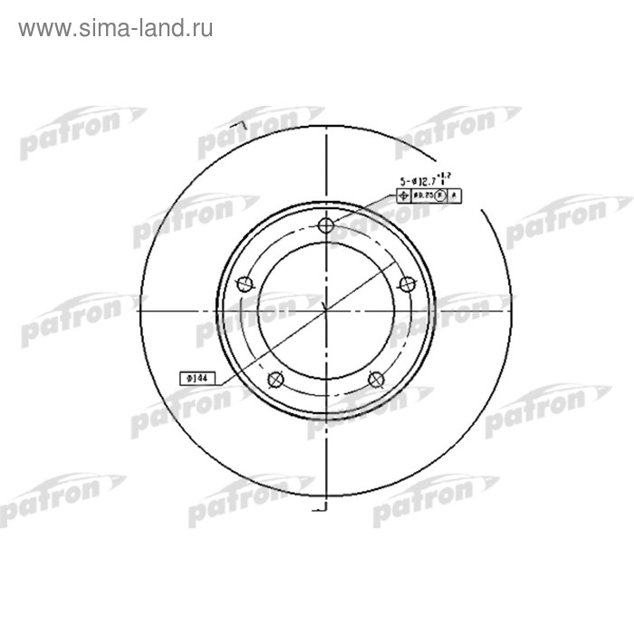 фото Диск тормозной patron pbd4506