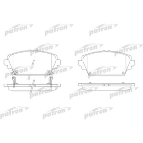 

Колодки тормозные Patron PBP1580