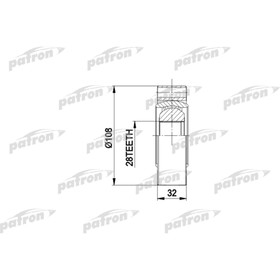 

Шрус внутренний Patron PCV3016