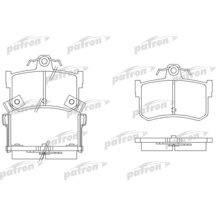 Колодки тормозные Patron PBP917