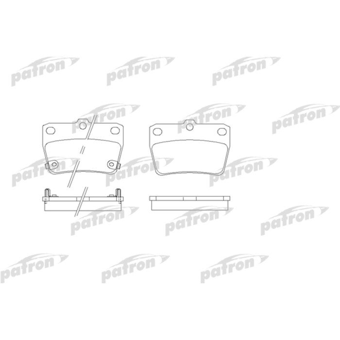 Колодки тормозные Patron PBP1531