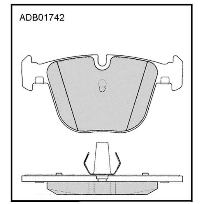 Колодки тормозные ALLIED NIPPON ADB01742