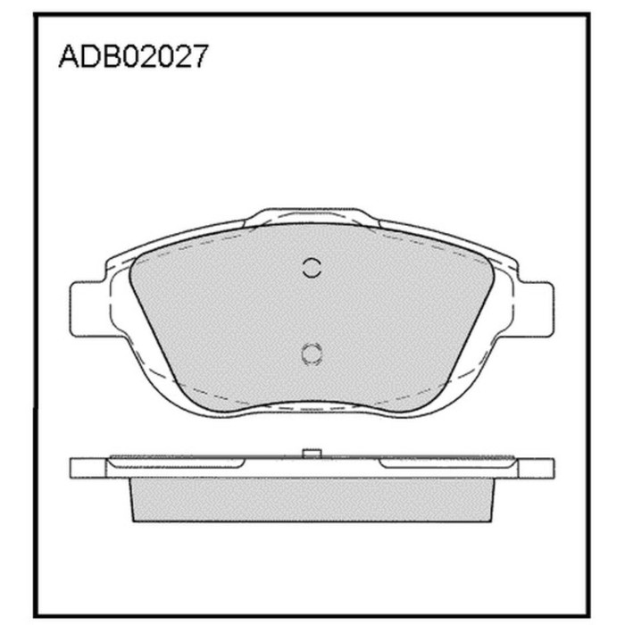 Колодки тормозные ALLIED NIPPON ADB02027
