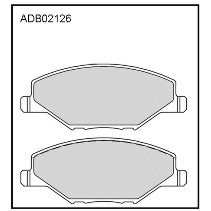 Колодки тормозные ALLIED NIPPON ADB02126