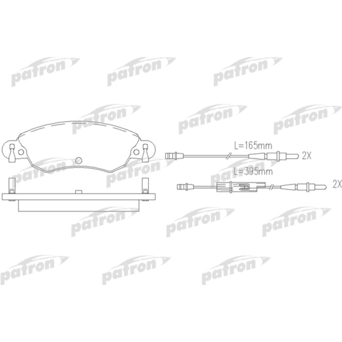 Колодки тормозные Patron PBP1410