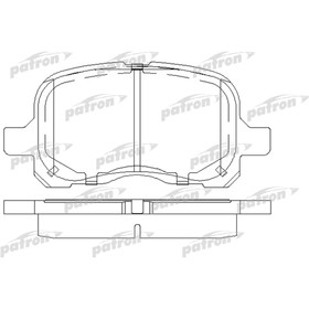 

Колодки тормозные Patron PBP1458