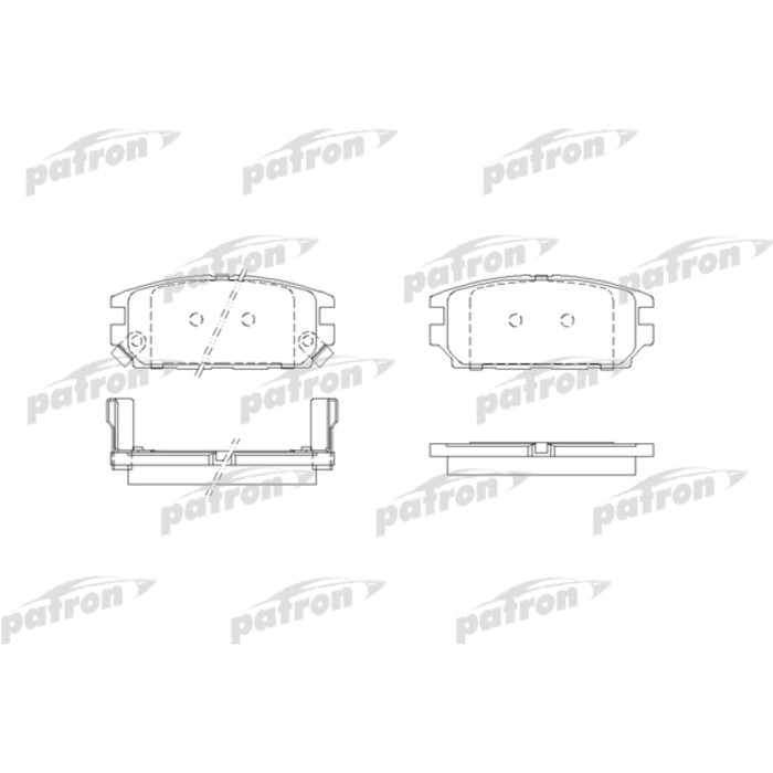Колодки тормозные Patron PBP1507
