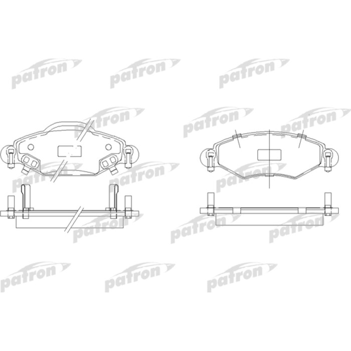 Колодки тормозные Patron PBP1513