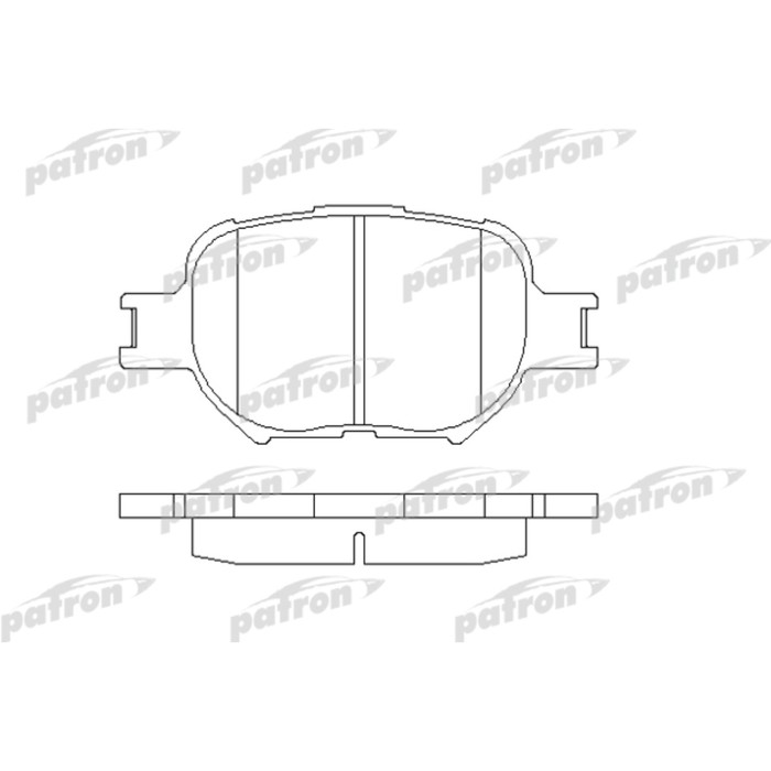 Колодки тормозные Patron PBP1528