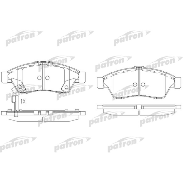 Колодки тормозные Patron PBP1533