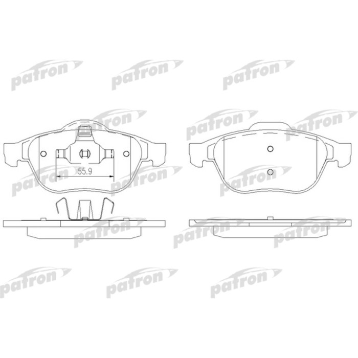 Колодки тормозные Patron PBP1541
