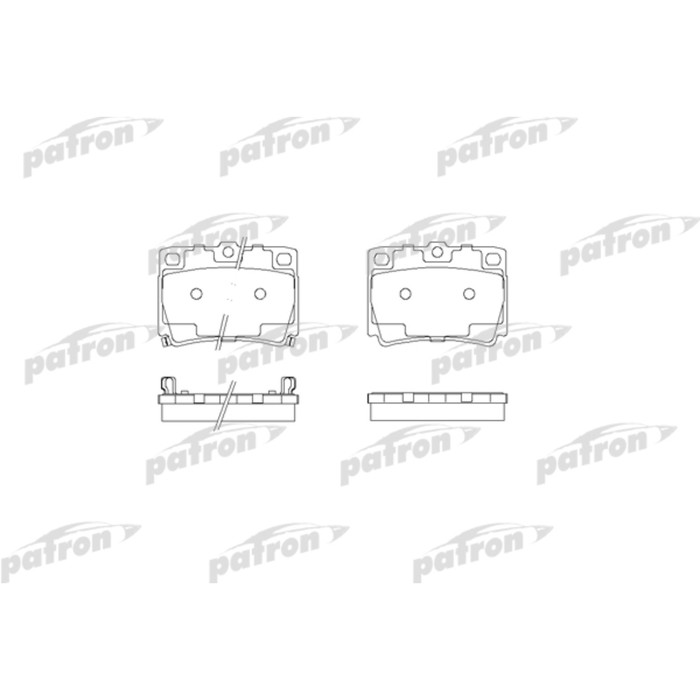 Колодки тормозные Patron PBP1570