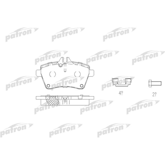 Колодки тормозные Patron PBP1593