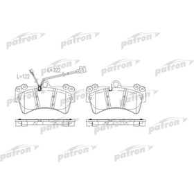

Колодки тормозные Patron PBP1626