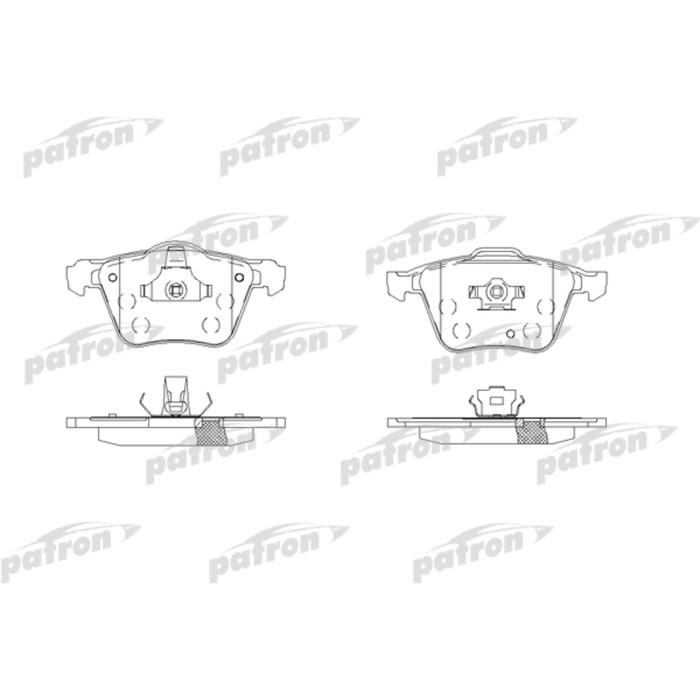 Колодки тормозные Patron PBP1631