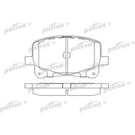 

Колодки тормозные Patron PBP1752