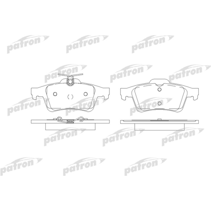 Колодки тормозные Patron PBP1766
