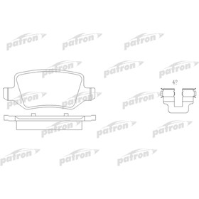 

Колодки тормозные Patron PBP1782