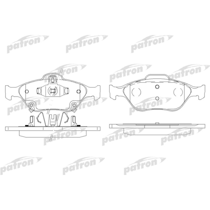 Колодки тормозные Patron PBP1890
