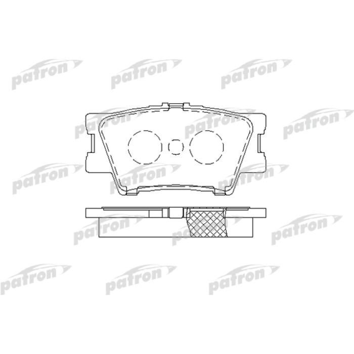 Колодки тормозные Patron PBP1892