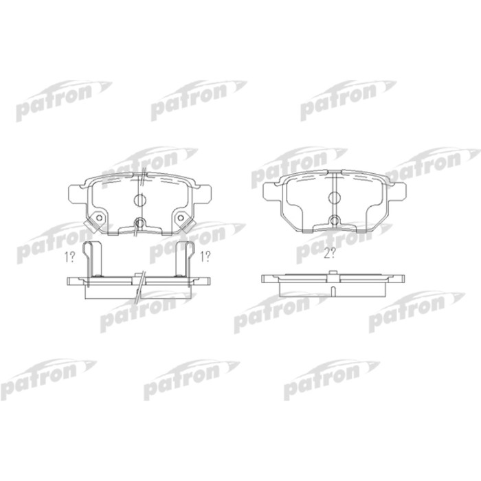 Колодки тормозные Patron PBP4042