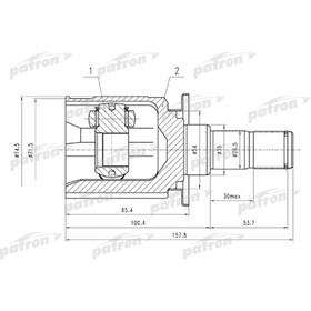

Шрус внутренний Patron PCV1526