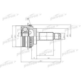 

Шрус наружный Patron PCV1551