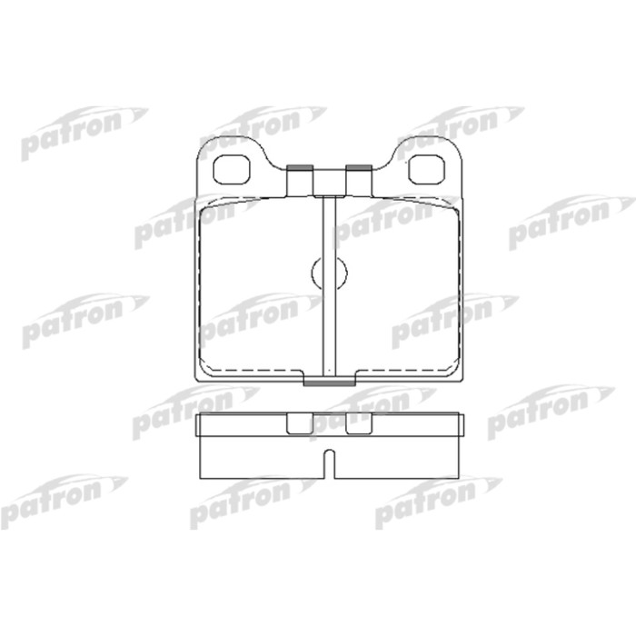 Колодки тормозные Patron PBP002