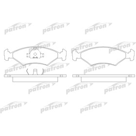 

Колодки тормозные Patron PBP206