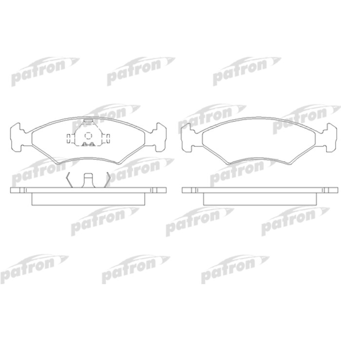 Колодки тормозные Patron PBP206