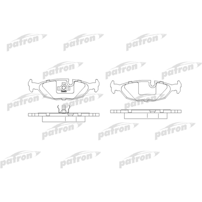 Колодки тормозные Patron PBP296